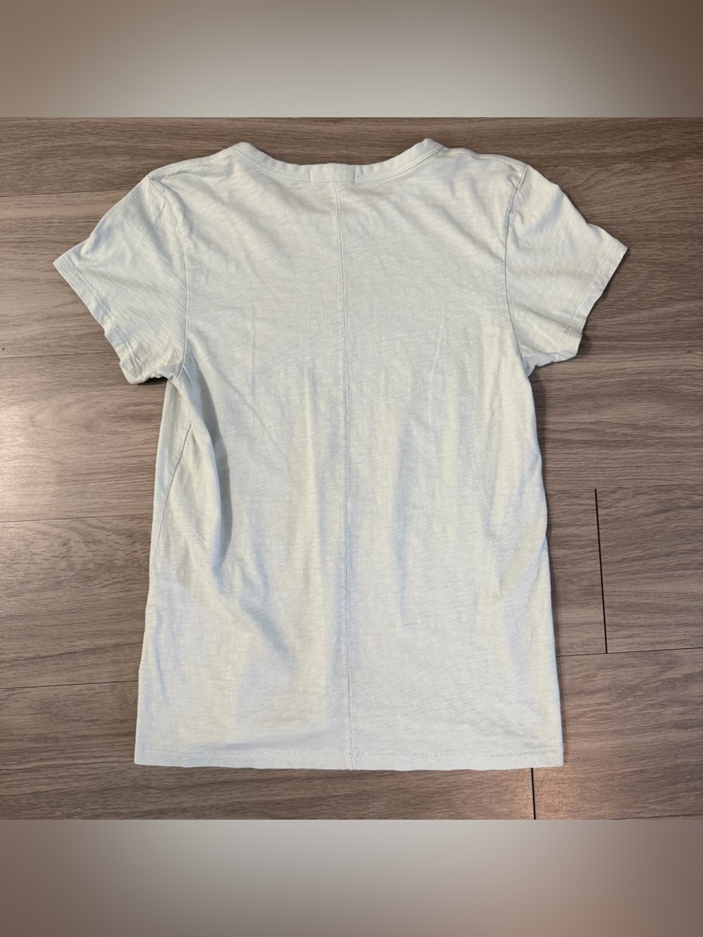 Rag & Bone Organic Cotton Slub Tee Light Blue | Women’s Large - Picture 2 of 6